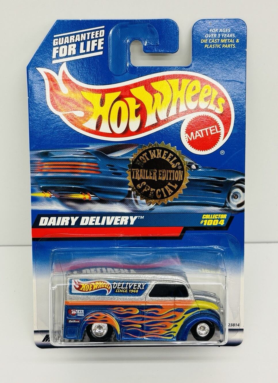 Hot Wheels Dairy Delivery Special Trailer Edition Real Riders w/ Protector